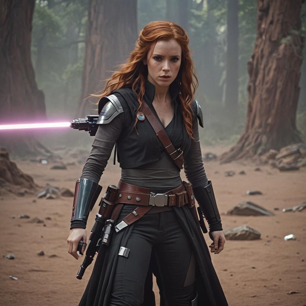 Mara Jade Skywalker Lightsaber Film Still