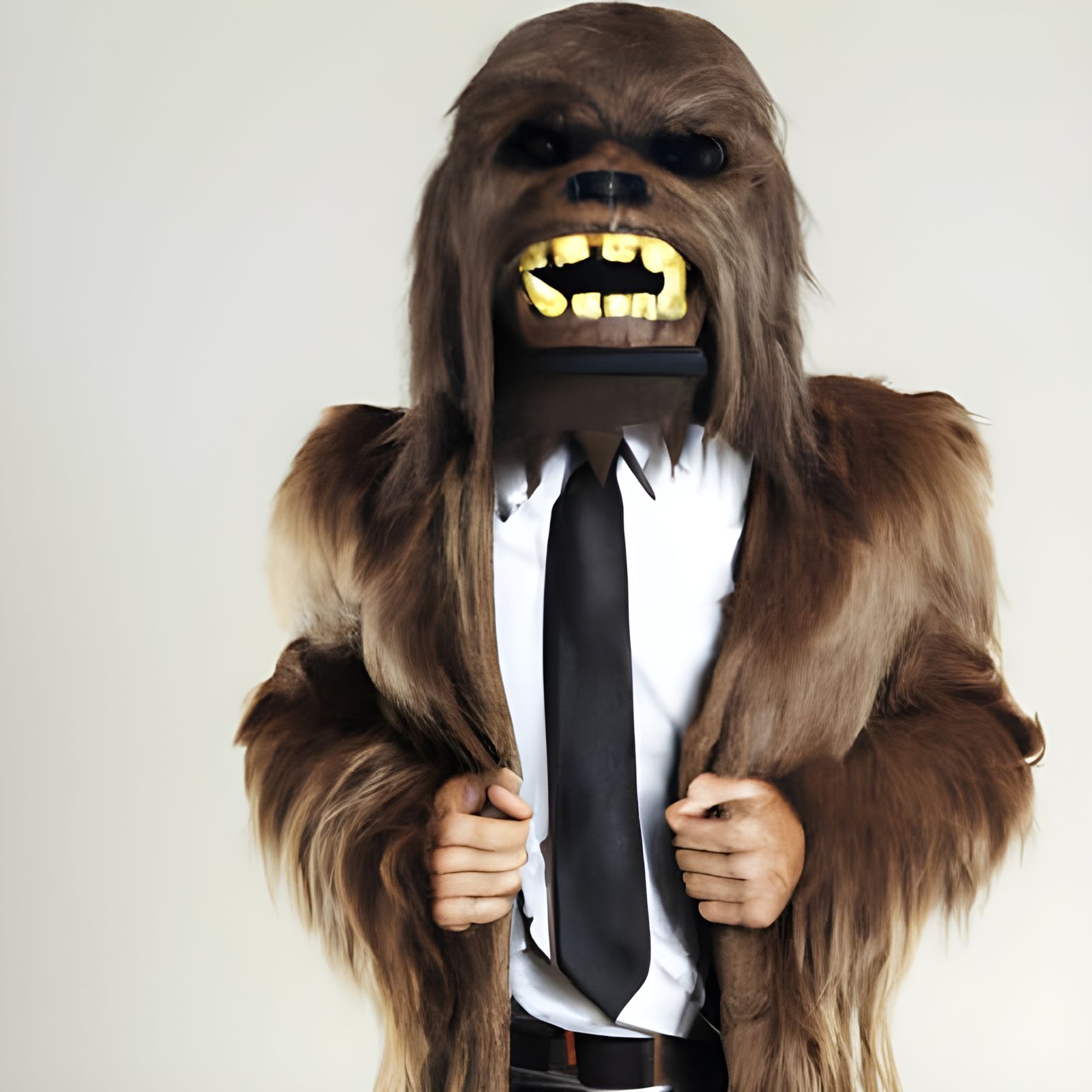 Chewbacca in Business Suit: A Wookiee Executive