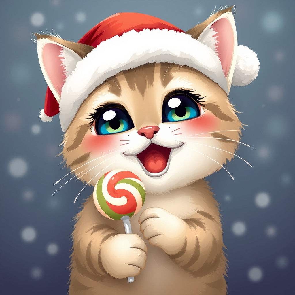 Christmas kitty