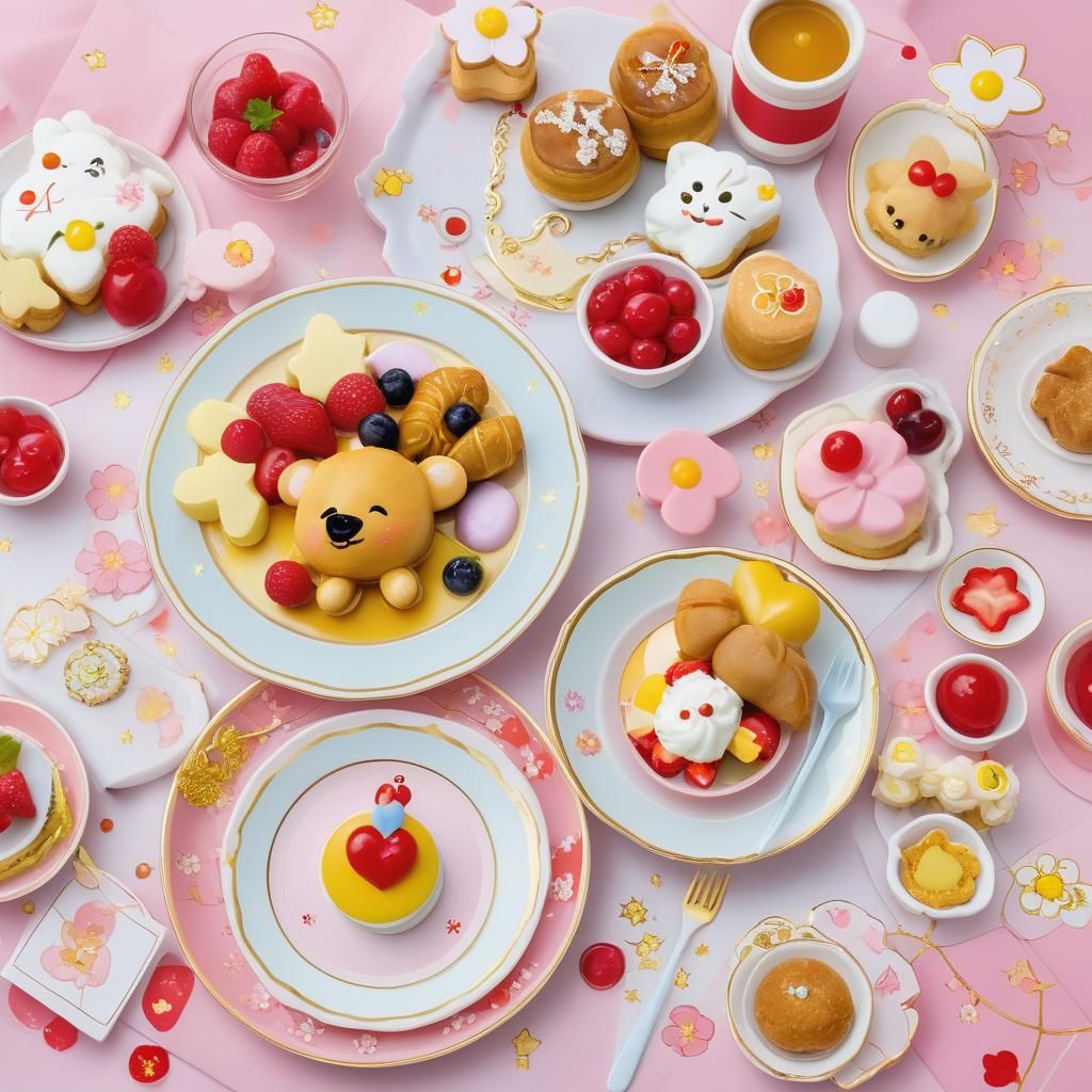 Card Captor Sakura's Whimsical Tea Party Scene