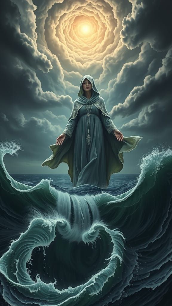 Mystical Prophetess in Celestial and Abyssal Realms