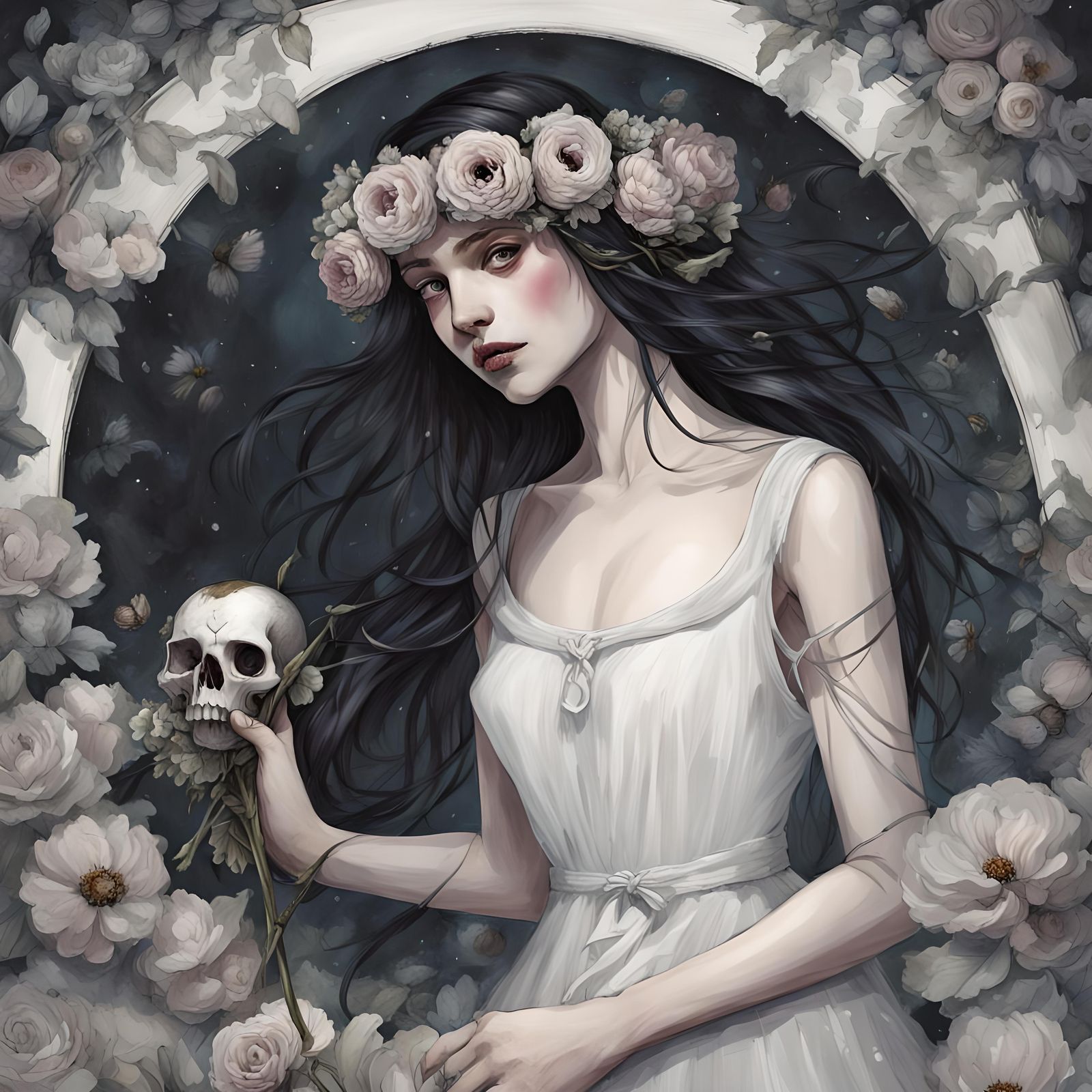 Persephone and Flowers of the Dead