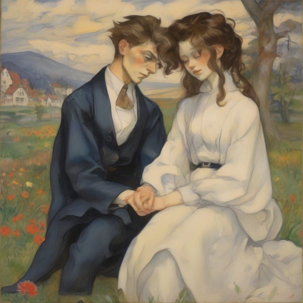 Anime Vampiresses Clash in Artistic Showdown