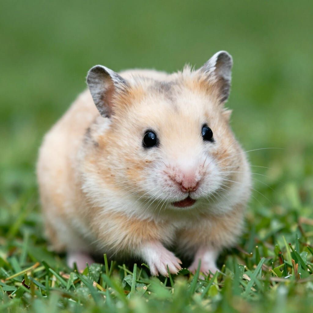 Cute Hamster Portrait