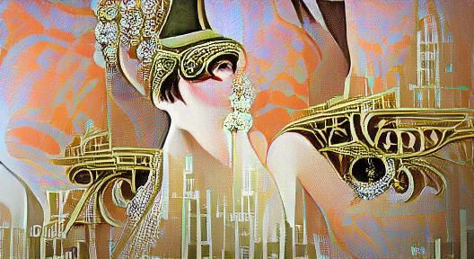 Gatsby Elegance: Art Deco Meets Jazz Age