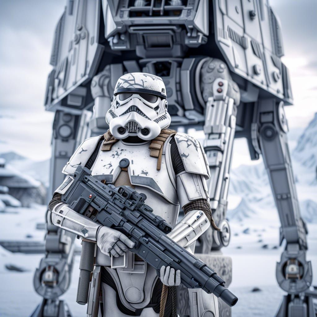 Heavy Weapons Trooper on Hoth, Star Wars
