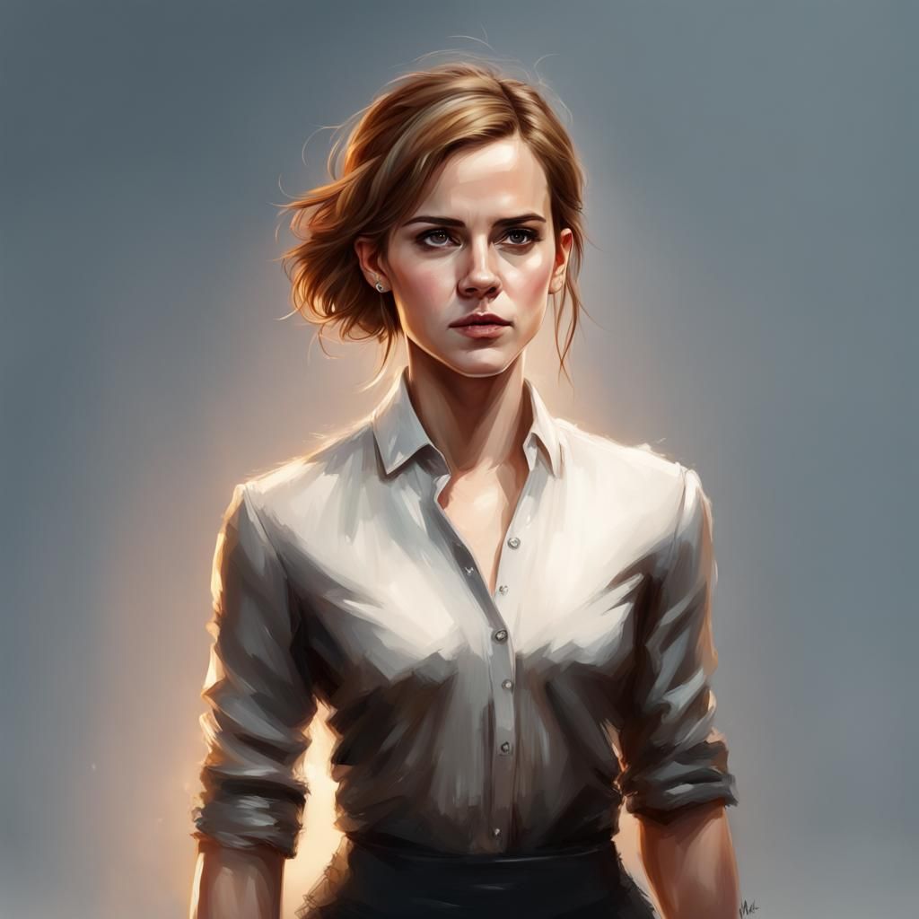 Attractive Young Woman Portrait in 8k Resolution