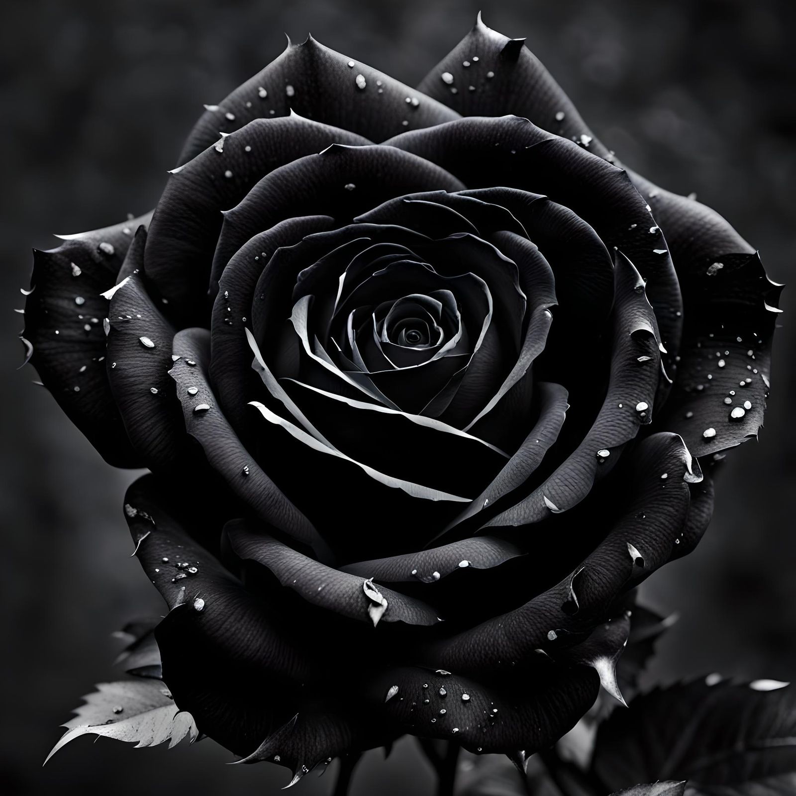 Black Rose of Death: A Symbol of Mourning