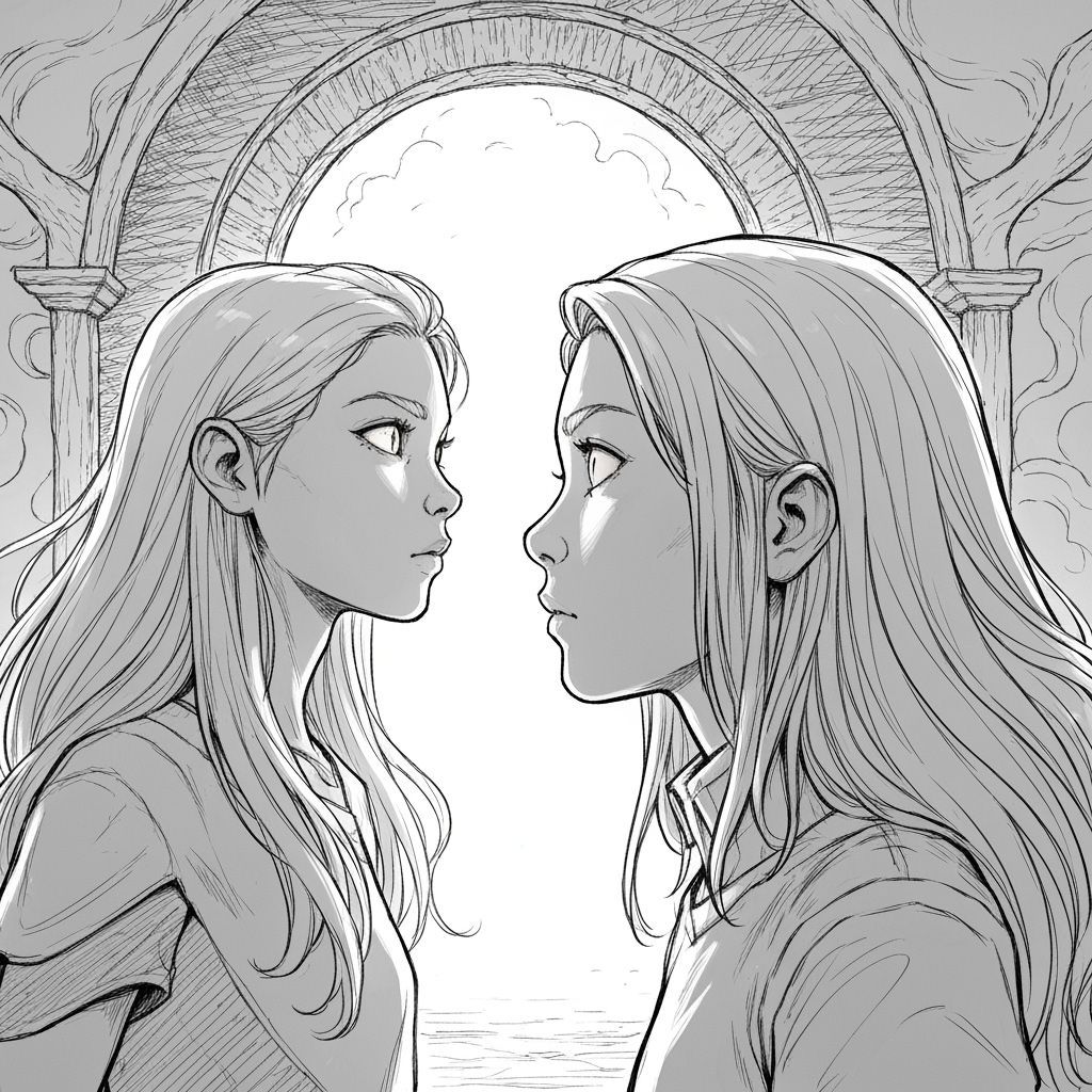 Tehanu Faces Master Doorkeeper at Wizardry School Portal