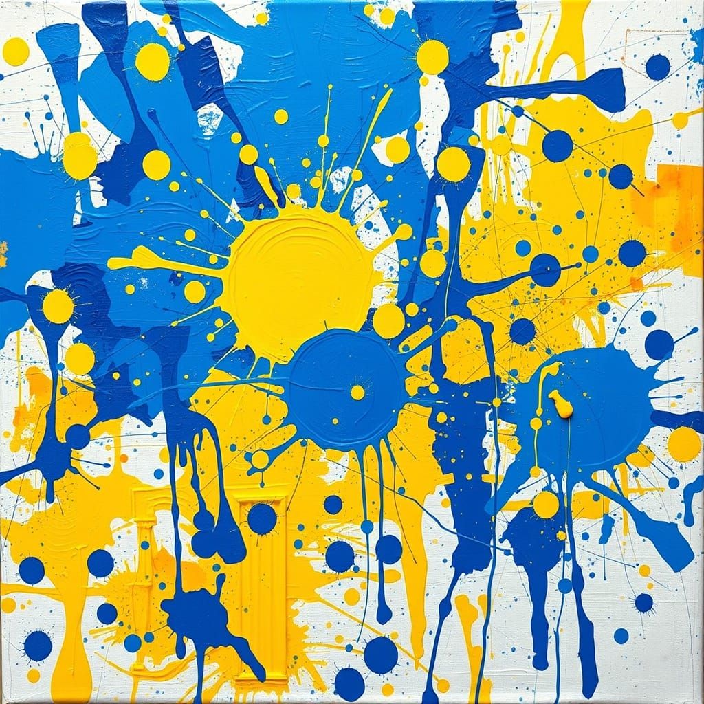 Vibrant Abstract Expressionist Masterpiece