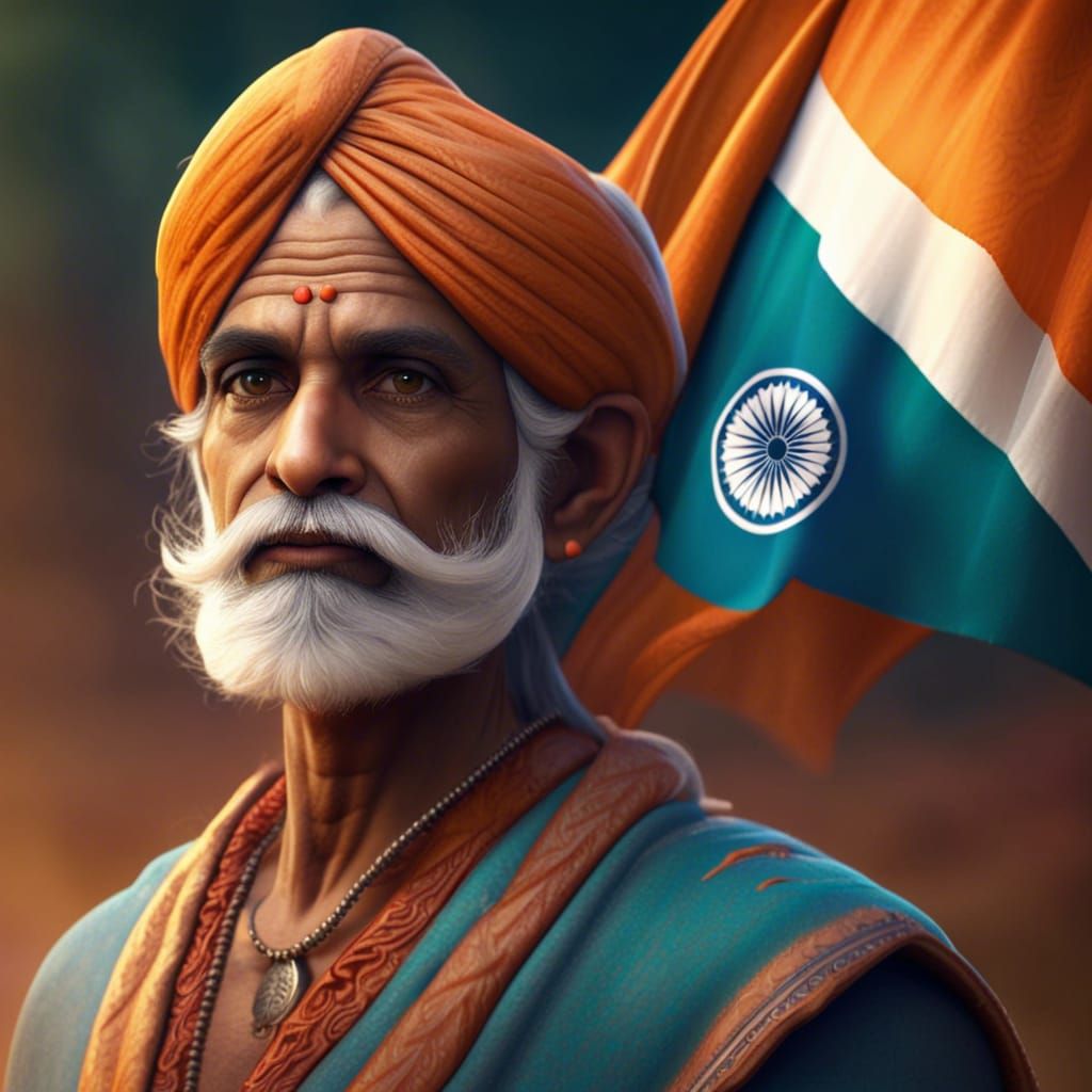 Attractive Indian Man 3D Animation Character