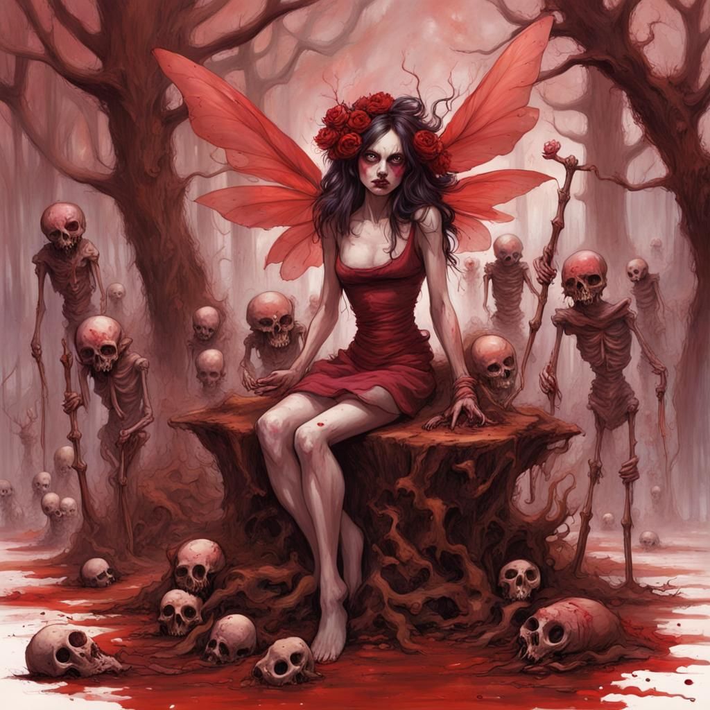 Sinister Fairy Wonderland by Greg Rutkowski