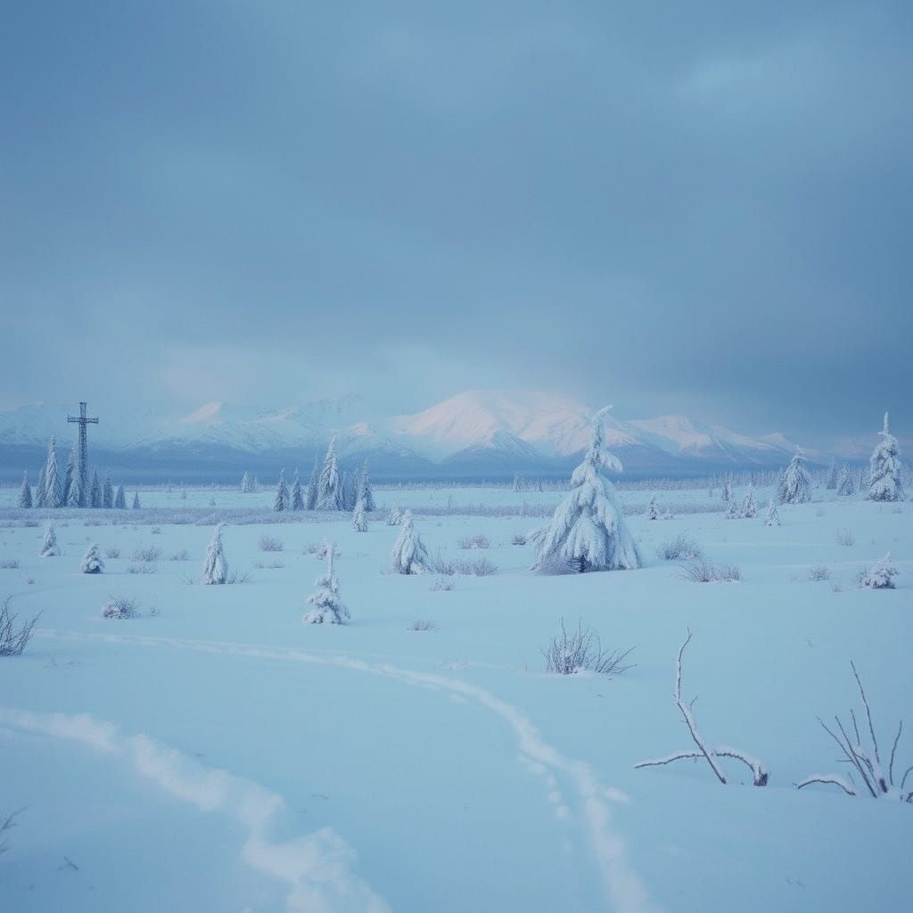 Siberian Wilderness in Soviet Cinematic Style