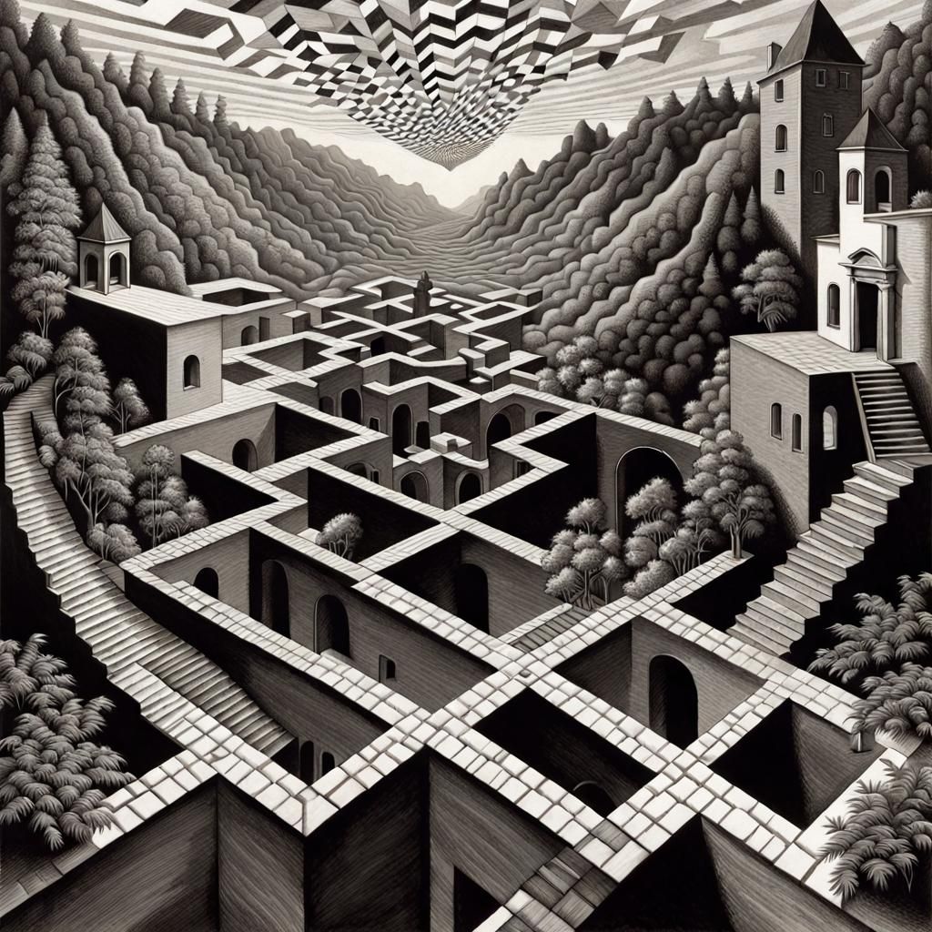 The Escher Landscape