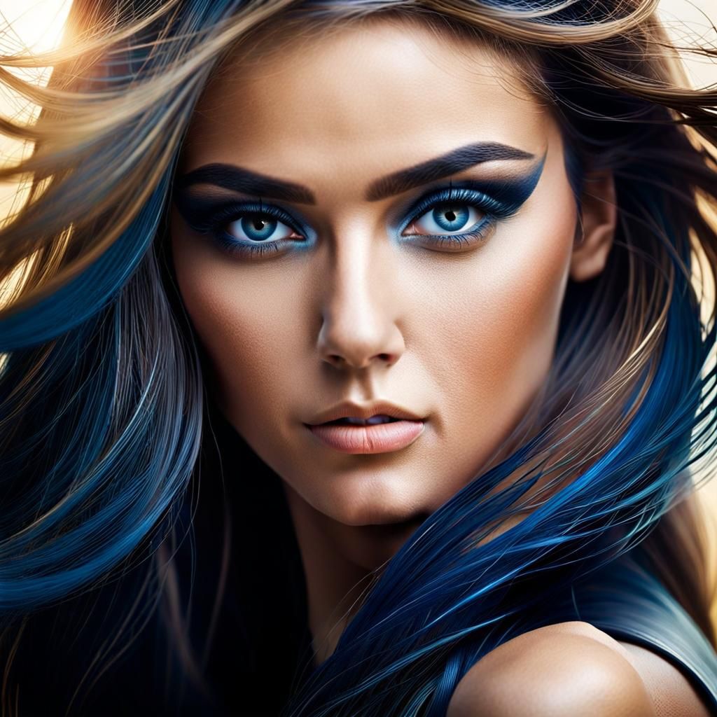 Chiaroscuro Portrait of a Mysterious Woman