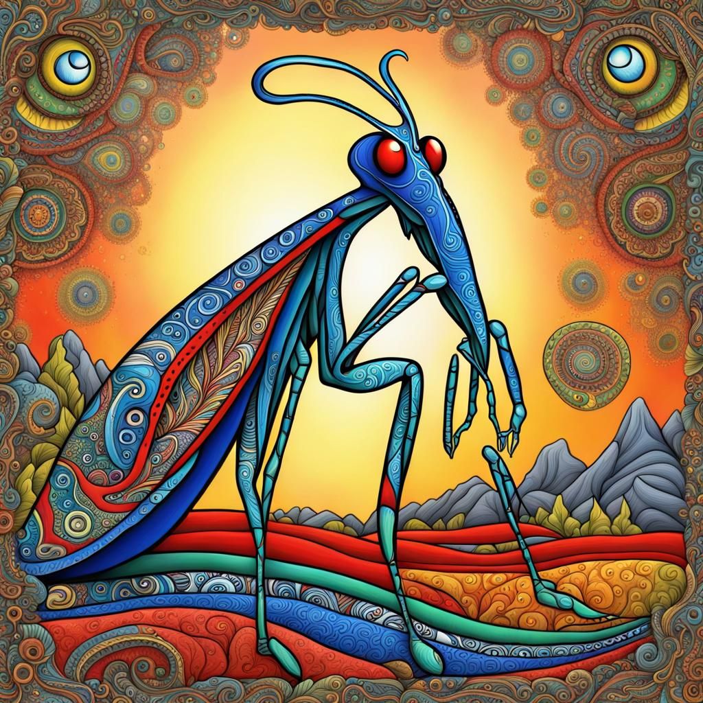 alien Praying Mantis