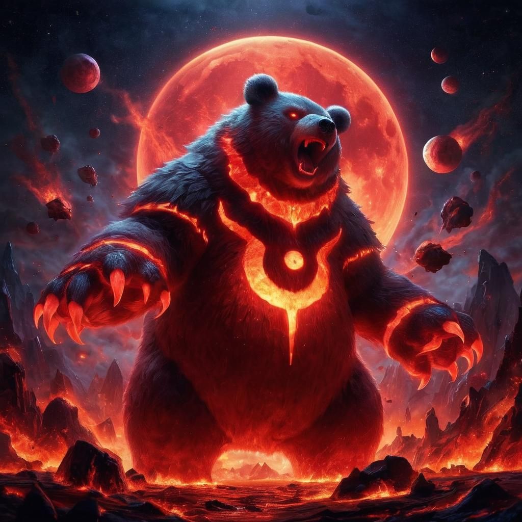 Bloodmoon Ursaluna in Fiery Darkness