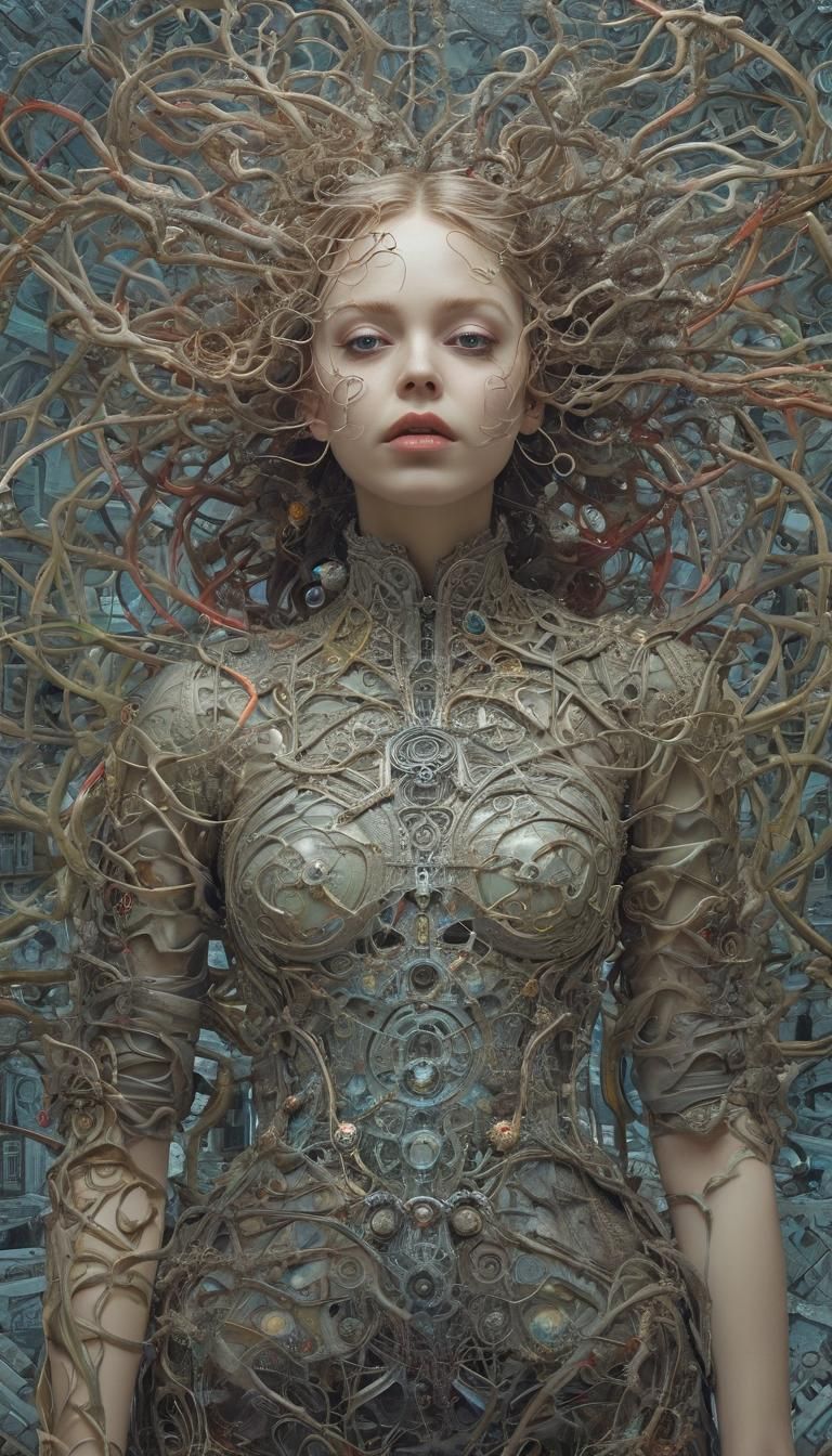 Dreamscape Eternity: Vibrant Cosmic Landscape in Hyperrealis...