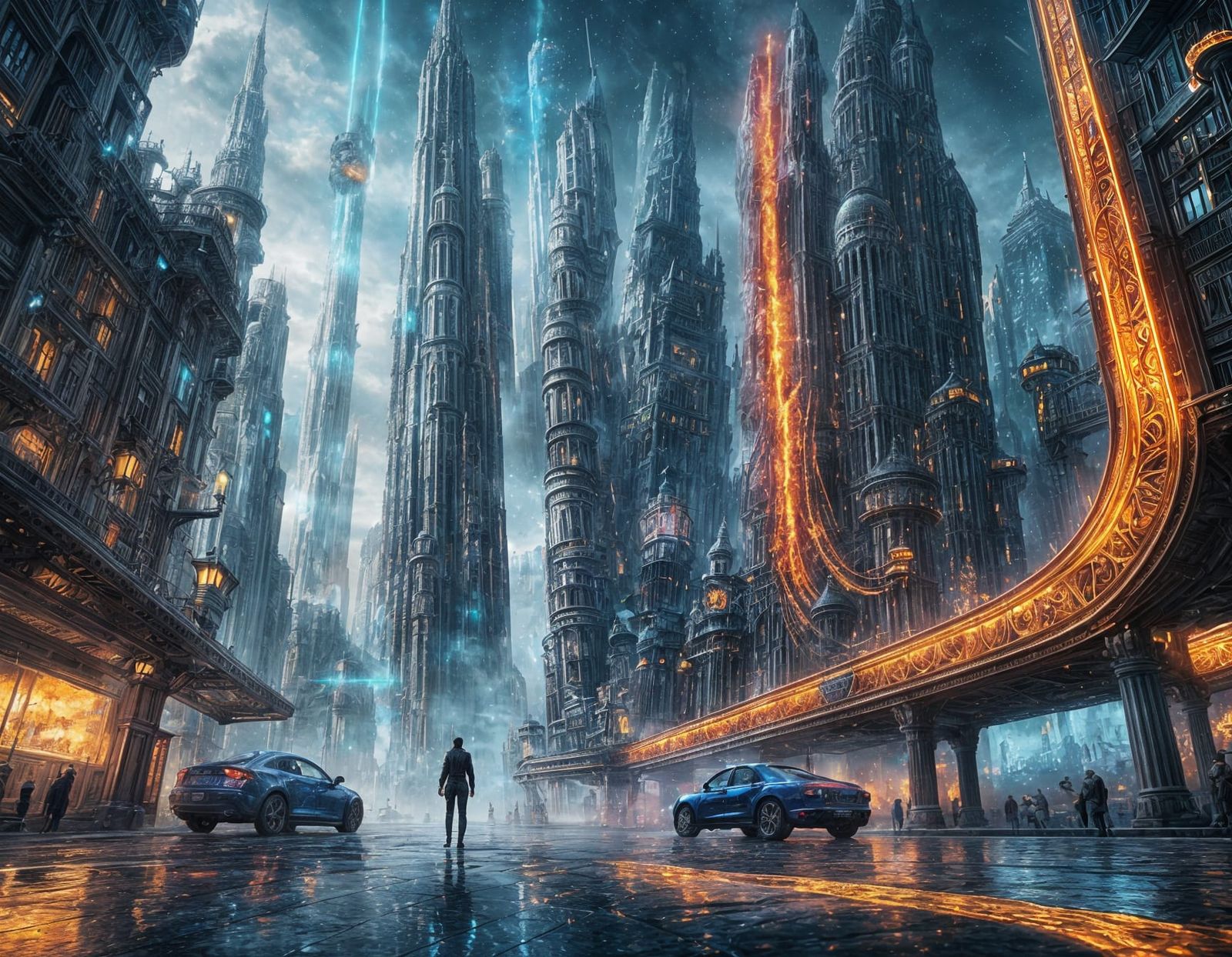 Physics Replaces Magic: Detailed Matte Painting