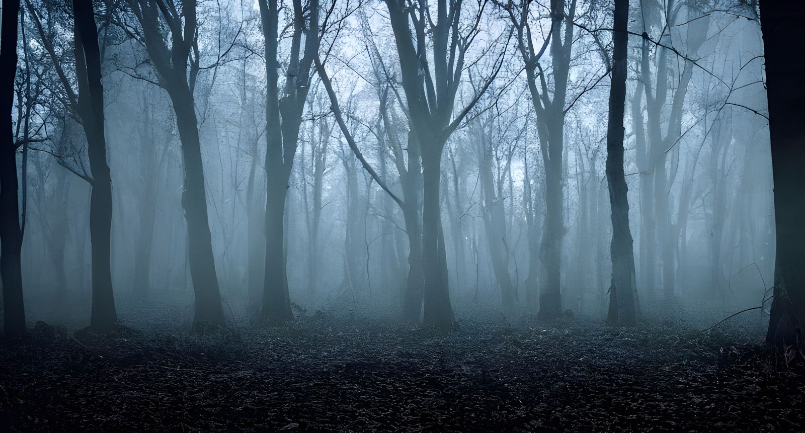 Haunted Ghostly Forest in 8k Resolution
