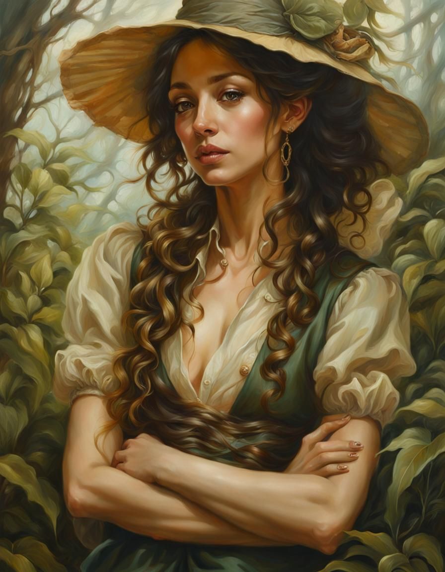 Character Portrait in Heather Theurer Style