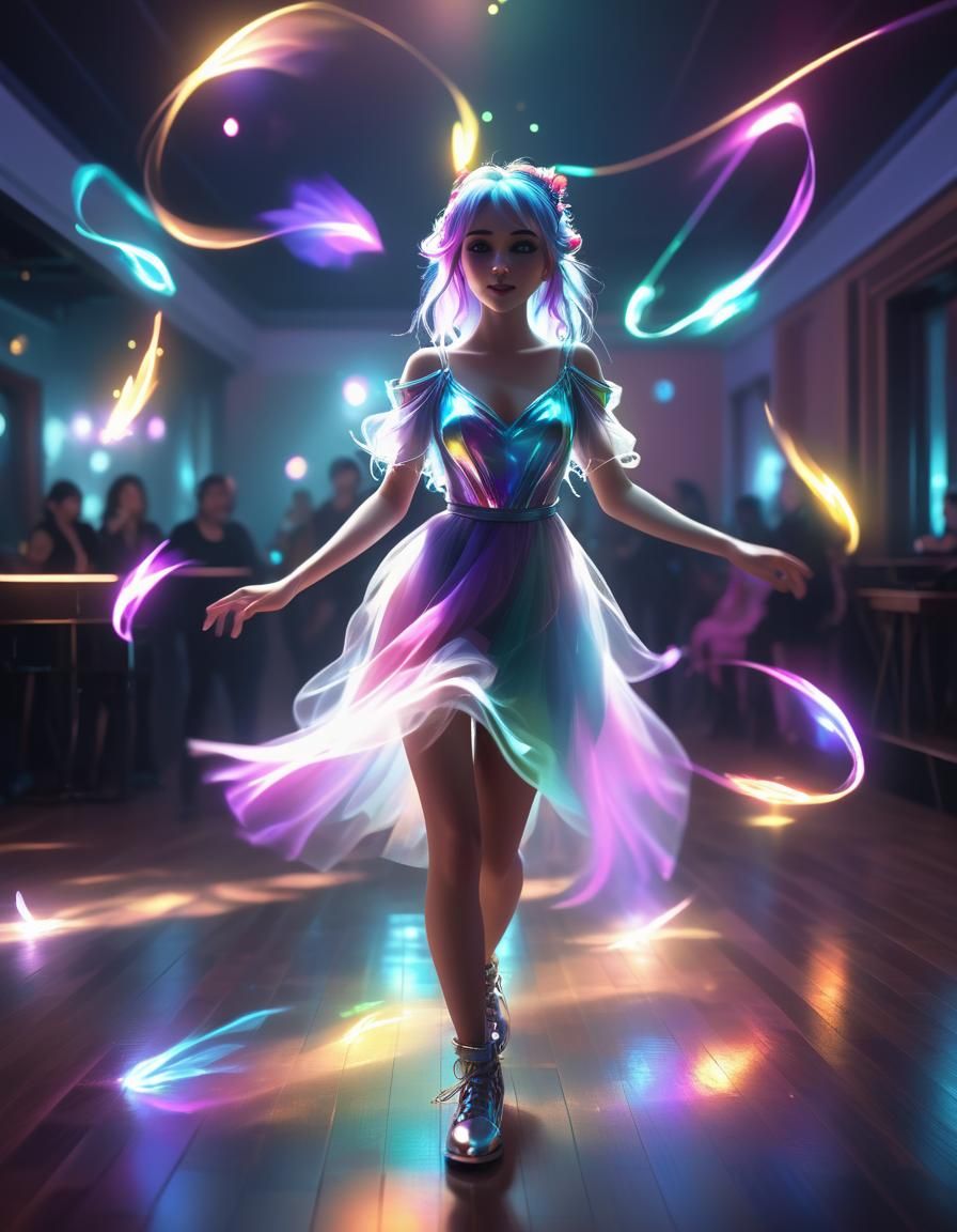 Careless Wisp on the Dance Floor in CGI