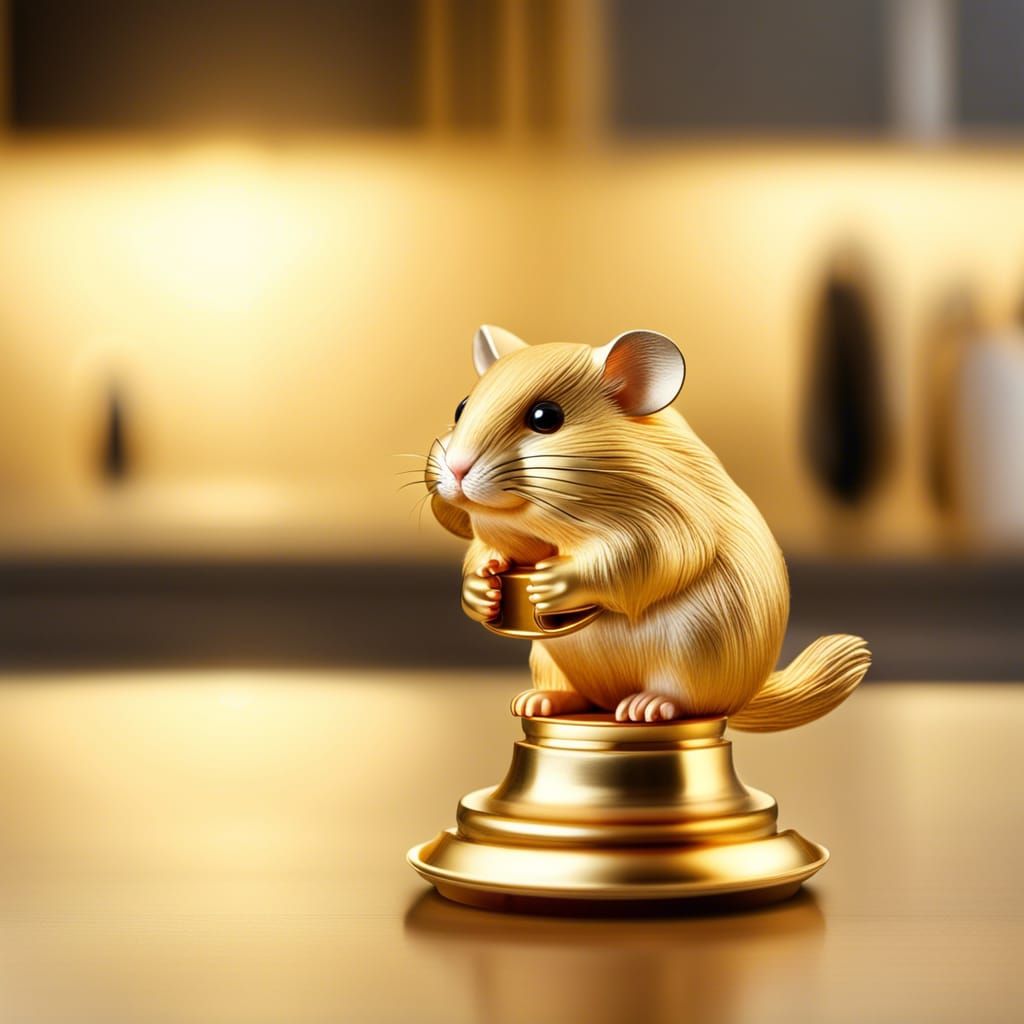The golden hamster trophy ~ awarded during the corona lock-d...