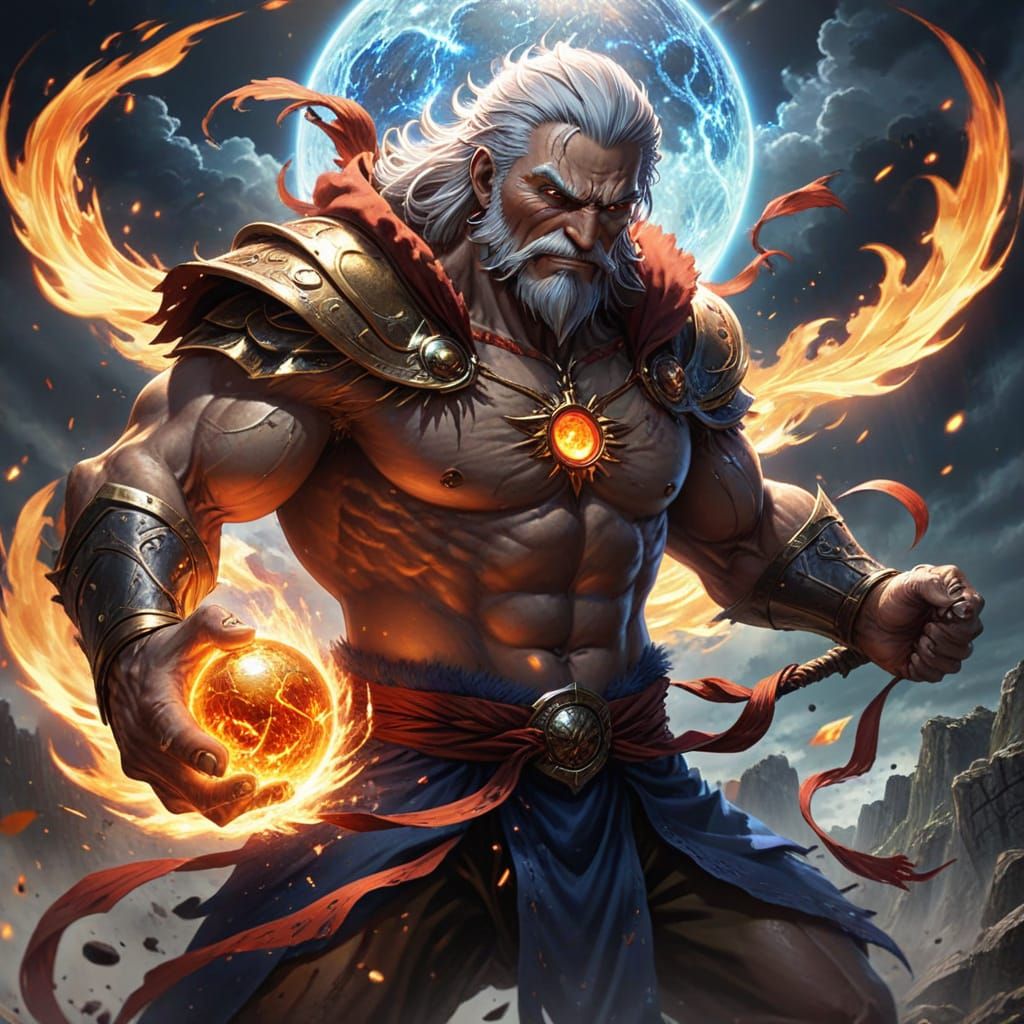 Escanor, Pride of the Seven Deadly Sins, Human with Lion Mar...