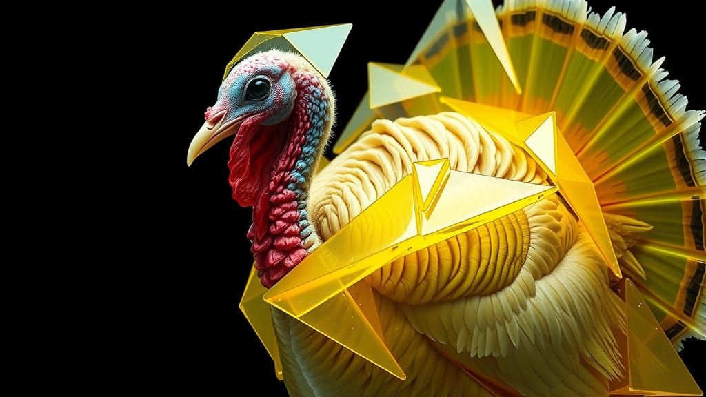 Turkey in Cyberpunk Armor