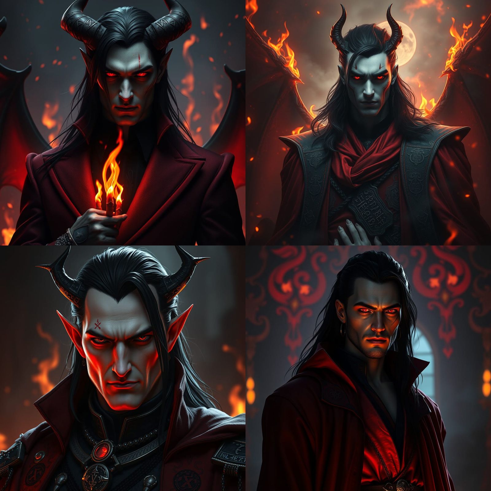 Graetz, Shadow Prince of Hell in Detailed Matte Painting