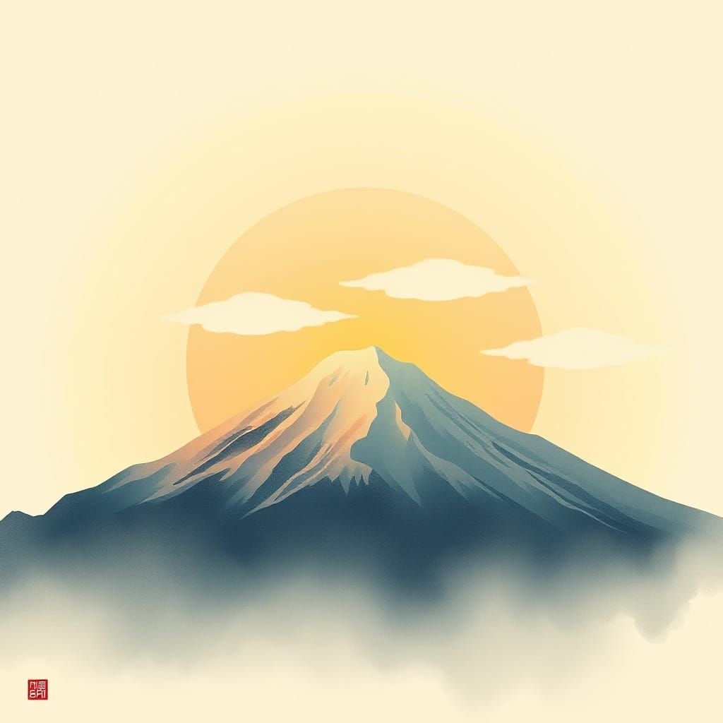 Woman in Vibrant Yellow Sundress Stands in Lush Green Meadow