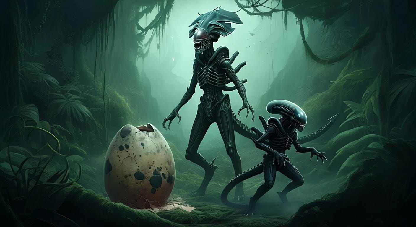 Alien Evolution in Pokédex Diorama