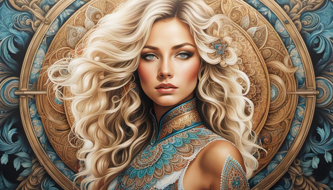 5 pictures (3): Here I tried to combine the bohemian motifs ...