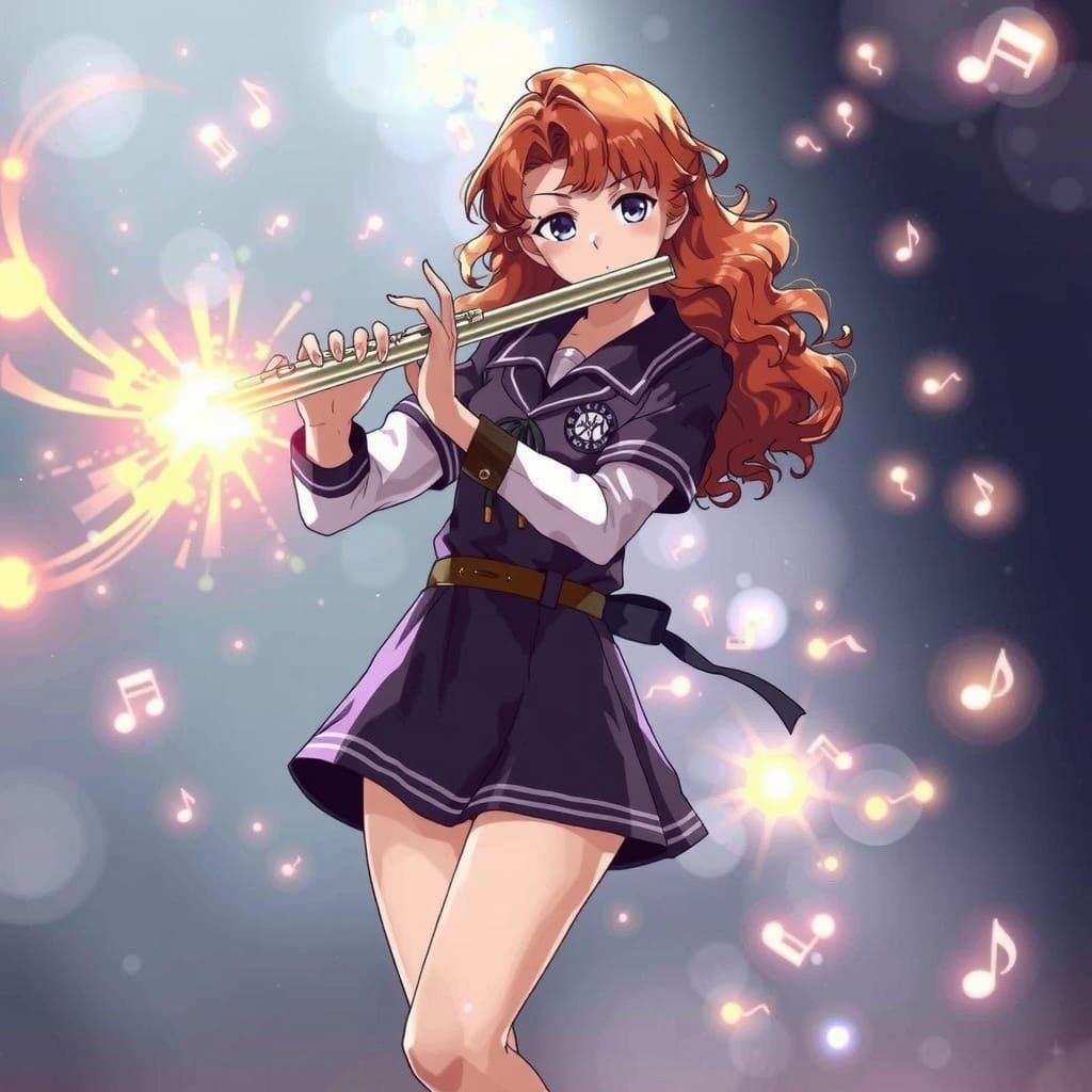 Young Flute Player Enchants with Mystical Music in Mystwick ...