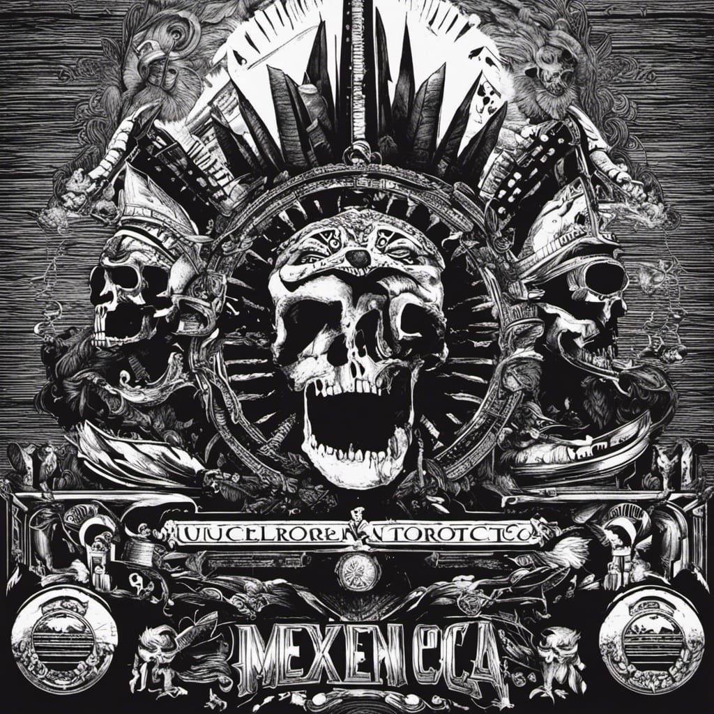Monumental Mexica Logo for Nucleoroto Label