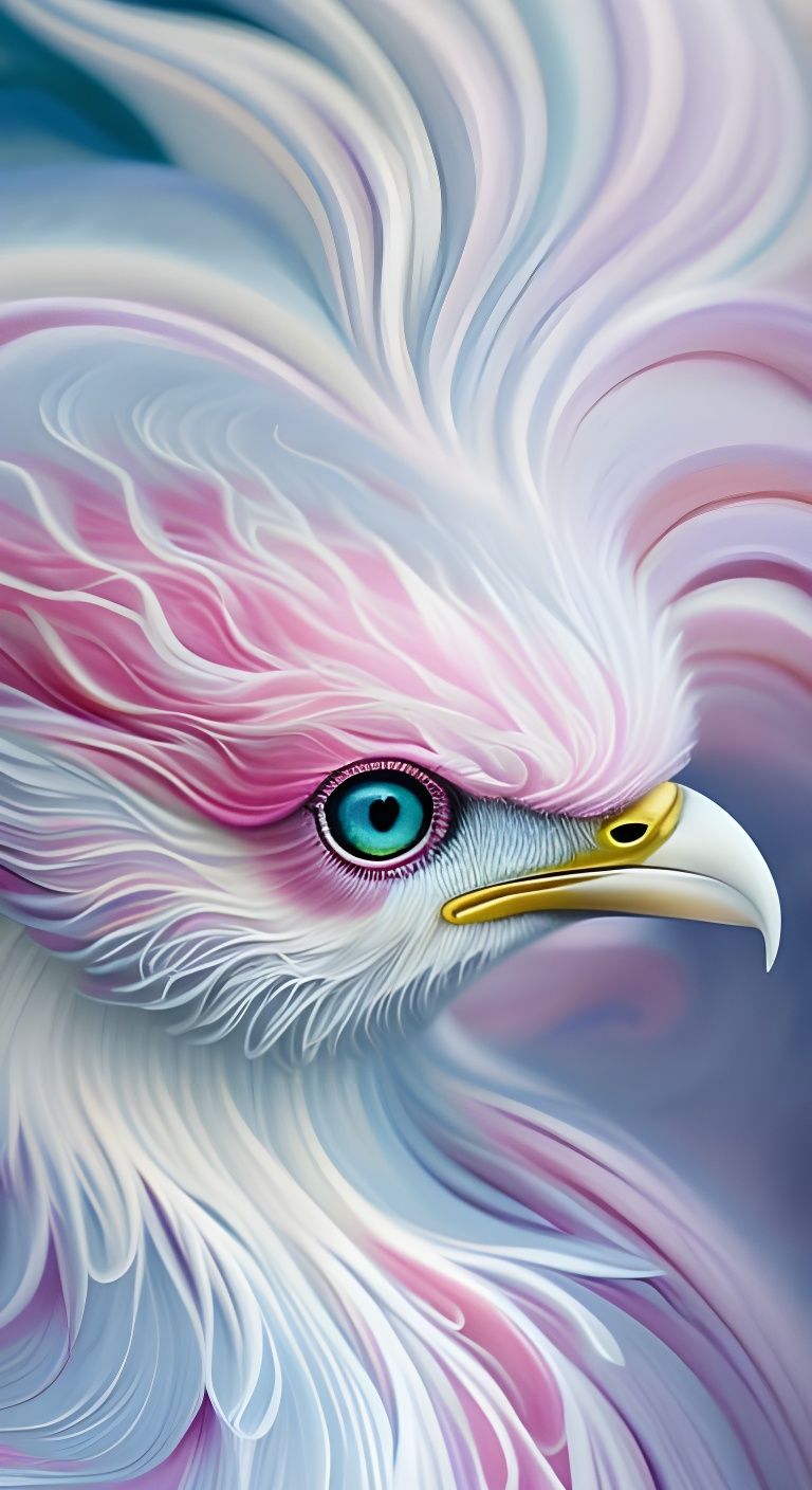 Pink Pastel eagle :)