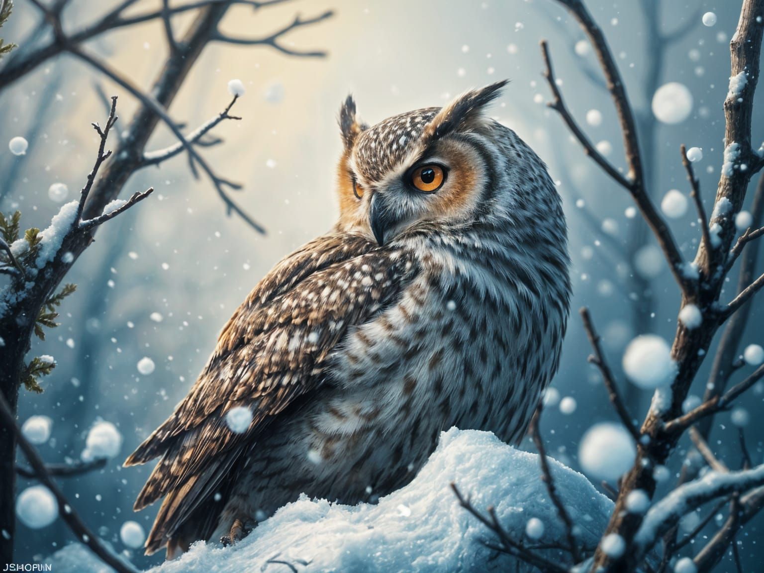 Majestic Winter Landscapes with Hidden Wisdom