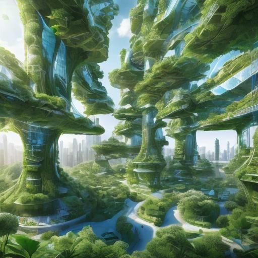 Futuristic Biomimetic Green Industrial Centers