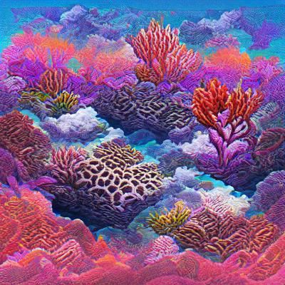 Colorful Coral Reef Ecosystem