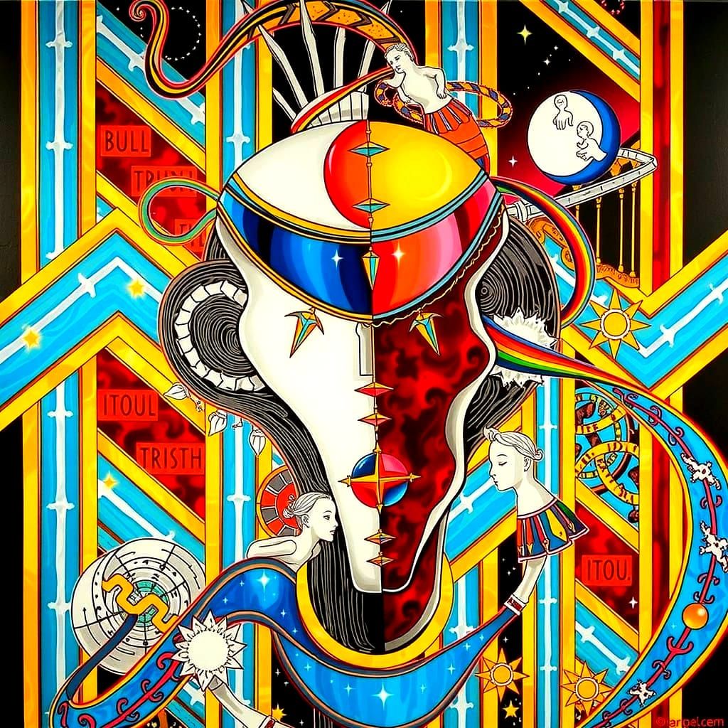 Man Woman Birth Death Infinity Symbols