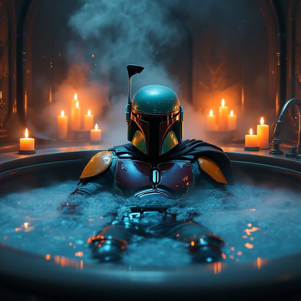 Boba Fett's Luxurious Bacta Bubble Bath