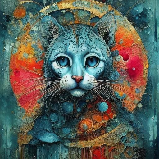 Surrealistic Dreamscapes in Vibrant Ink