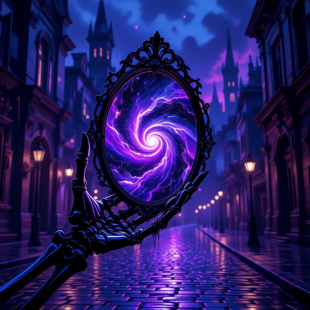 Obsidian Mirror Unleashes Starlight Vortex