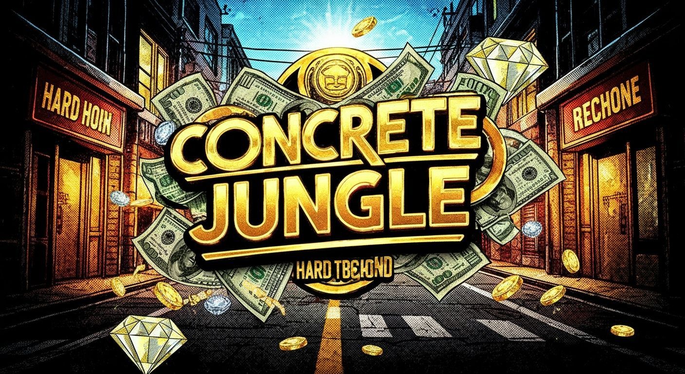 Urban Opulence: Hip Hop Background with Money, Diamonds, and...