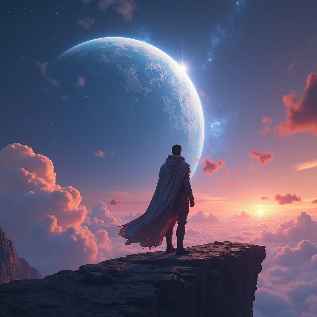 Fantastical Star Man in the Sky