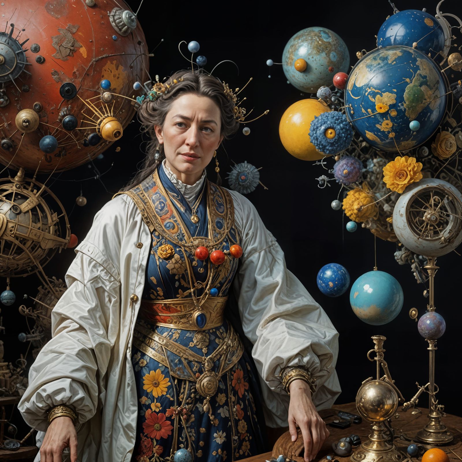 someone just asked a question in Tagalog and she's waiting for a translation...