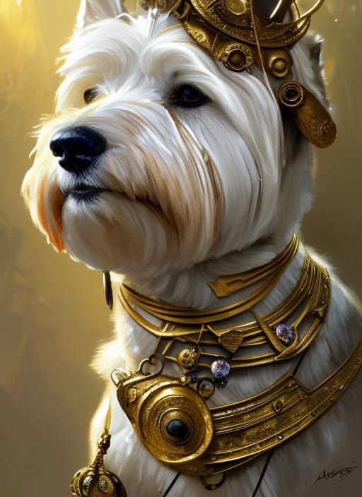 Decorated Westie