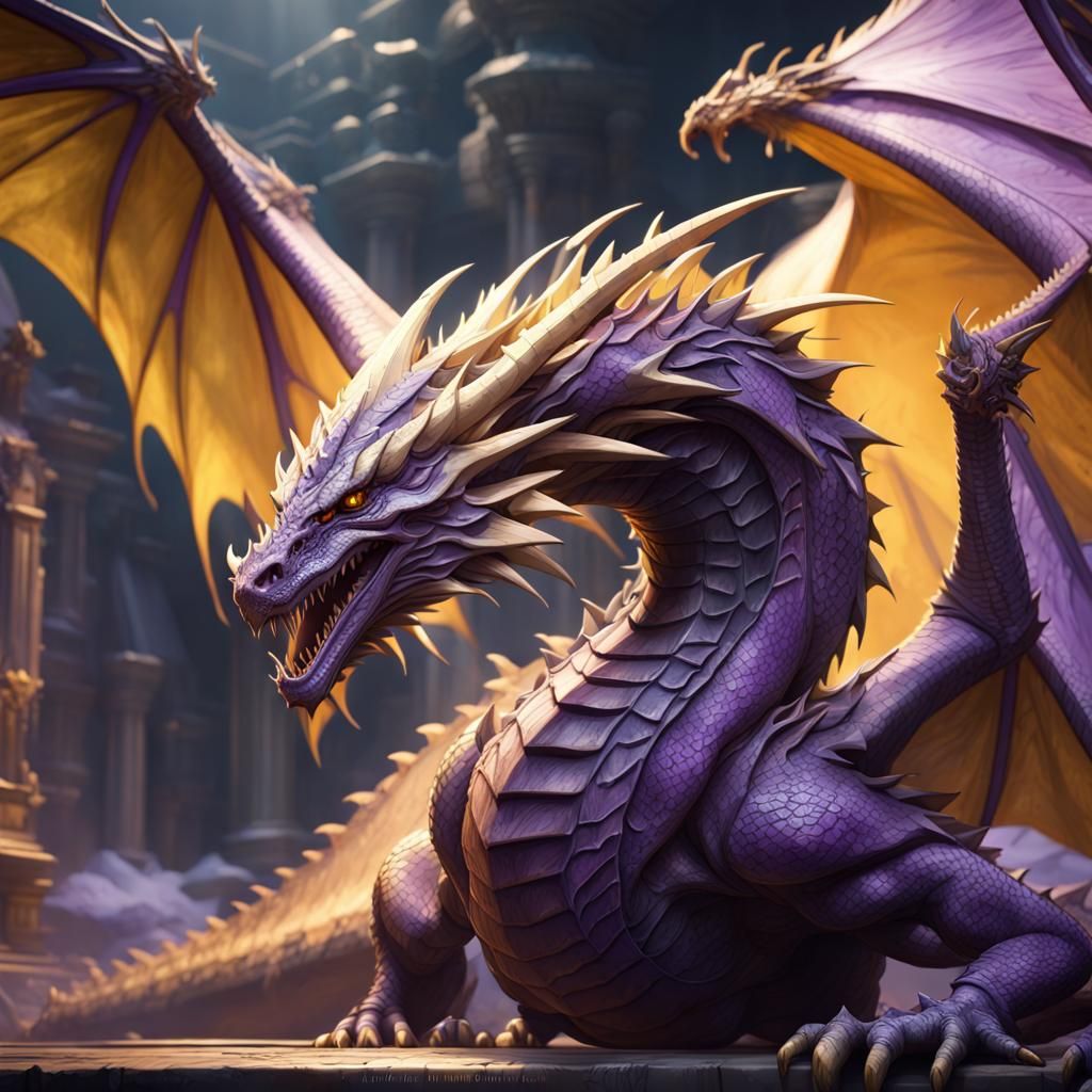 Hyperdetailed Dragon Concept Art in 8K Resolution