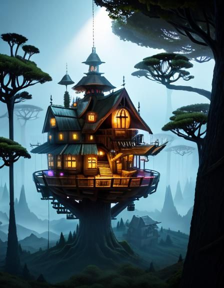 Brother and Sister Build a Fantastical Treehouse