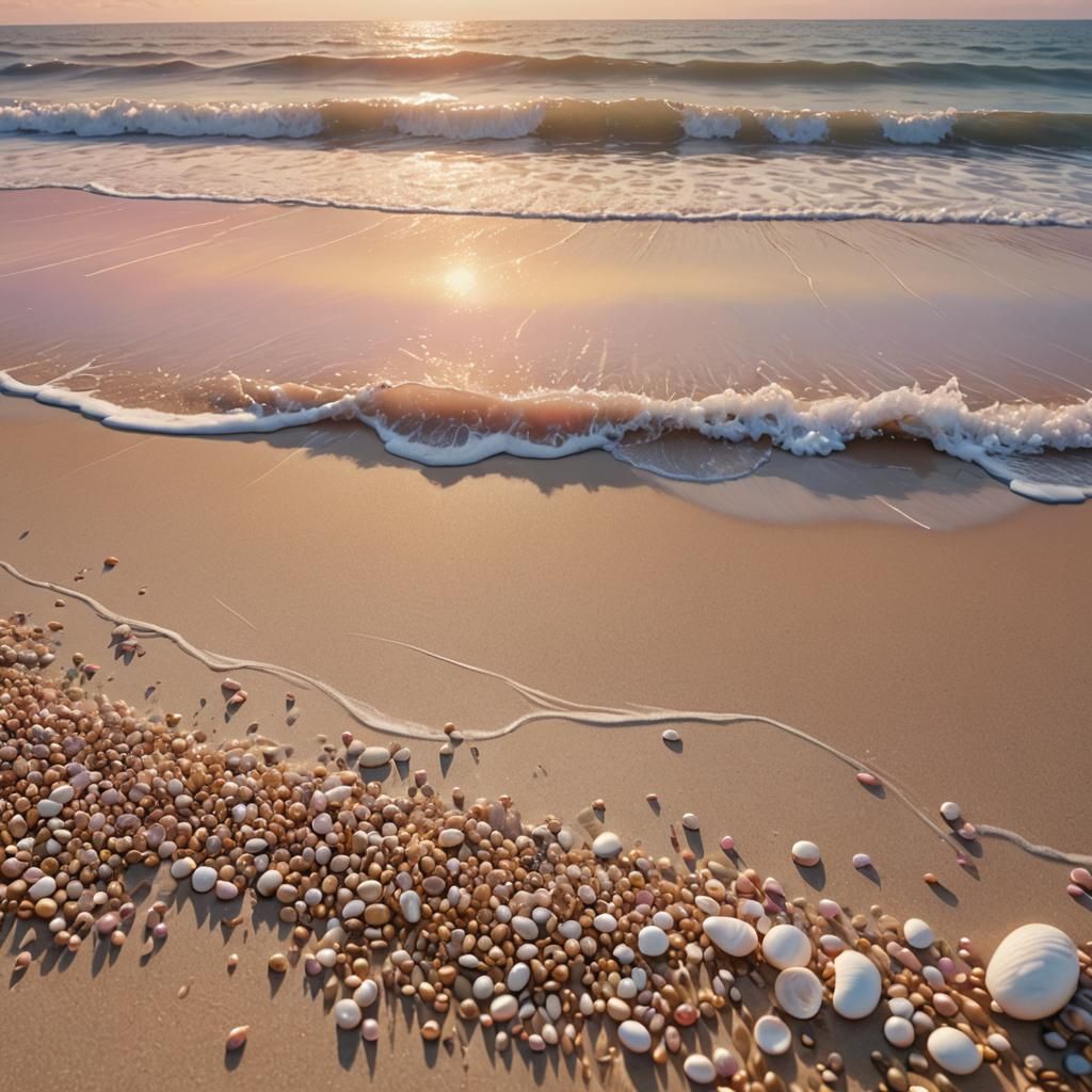 Golden Sand Shoreline in Unreal Engine 5